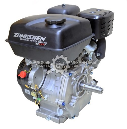 Бензиновый двигатель Zongshen 177F (PRC, 9 л.с., 270 см3. диам. 25.4 мм шпонка, 25 кг)