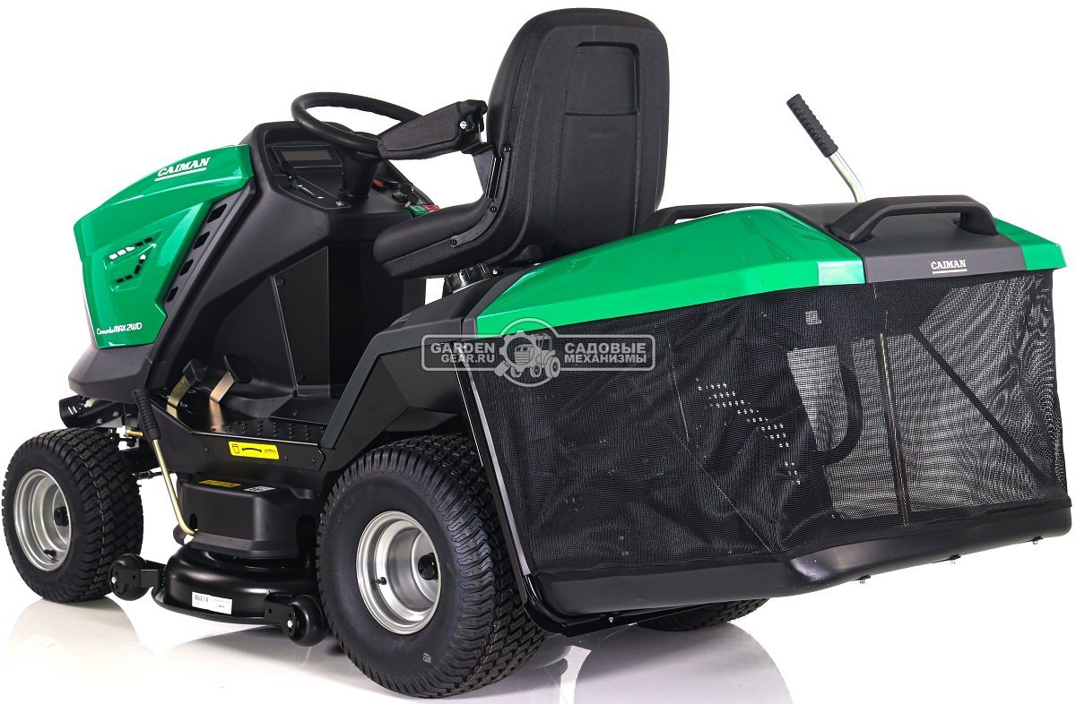 Садовый трактор Caiman Comodo Max 2WD 107D2K2 (CZE, Kawasaki, 603 куб.см, гидростатика, дифференциал, травосборник 380 л, 102 см., 280 кг.)