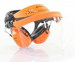 Маска защитная профессиональная Stihl Profi G500 PC с щитком из поликарбоната и съемными наушниками Маска защитная профессиональная Stihl Profi G500 PC с щитком из поликарбоната и съемными наушниками