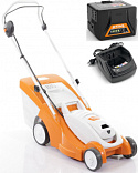 Газонокосилка аккумуляторная Stihl RMA 339.0 SET c АКБ AK 30 и ЗУ AL 101 (AUT, Compact 36В, 37 см, несамоходная, травосборник 40 л, пластик, 17,3 кг.) Газонокосилка аккумуляторная Stihl RMA 339.0 SET c АКБ AK 30 и ЗУ AL 101 (AUT, Compact 36В, 37 см, несамоходная, травосборник 40 л, пластик, 17,3 кг.)