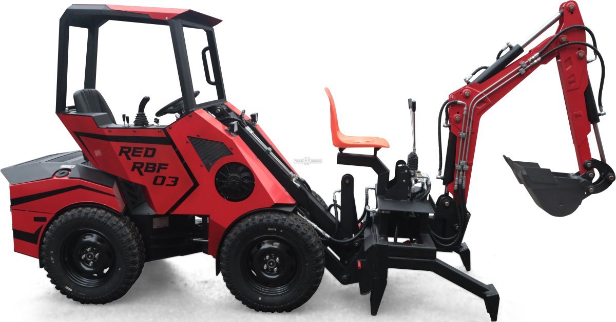 Экскаватор навесной RED для мини-погрузчика 348 кг.