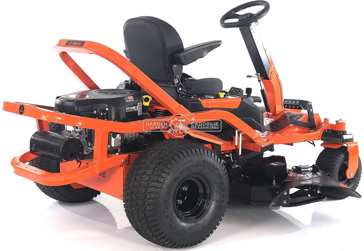 Садовый райдер ZimAni Sierra 54 Pro с нулевым радиусом разворота (PRC, Kohler KT730, V-Twin, 725 куб.см., гидростатика, ширина 137 см., 350 кг)