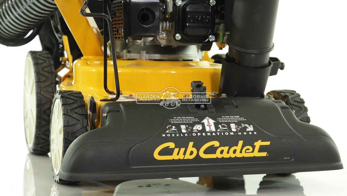 Садовый пылесос бензиновый Cub Cadet CSV 050 (USA, Cub Cadet OHV 55, 61 см, 159 см3, 60 л, измельчитель веток, 43 кг)