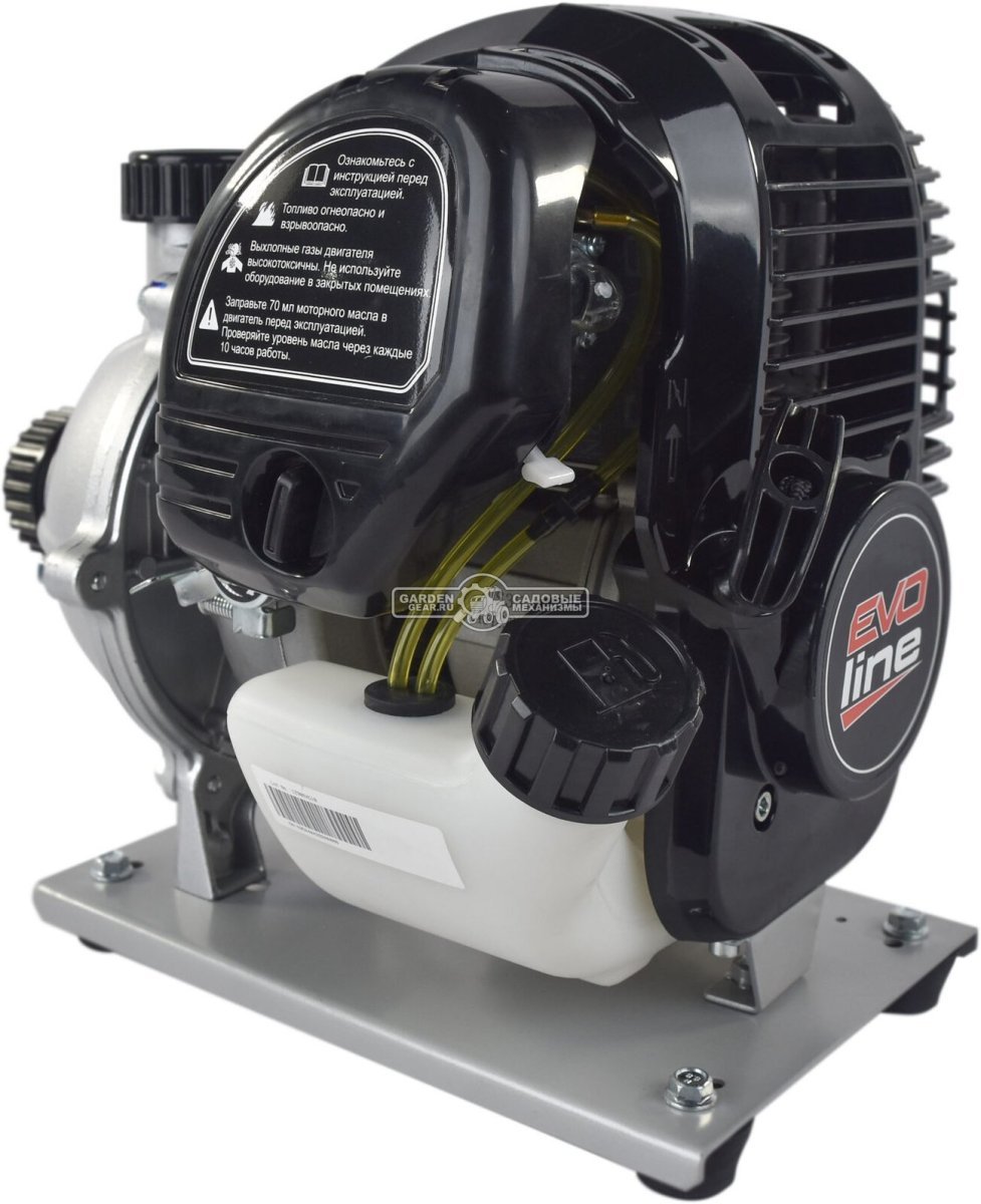 Мотопомпа бензиновая EVOline XG 10 для чистой воды (PRC, Zongshen S 35, 31 куб.см., 135 л/мин, 30 м, 6 кг.)
