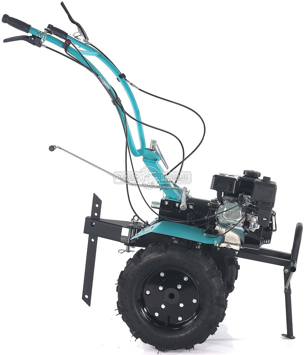 Мотоблок Steviman MT-500 (RUS, колеса 4.00х10, EST 212 см3, 90 см, 2 вперед/1 назад, ВОМ, 100 кг)