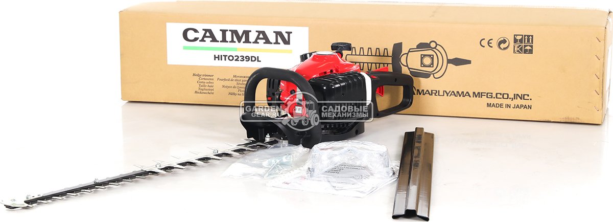 Кусторез - бензоножницы Caiman Hito 239DL (JPN, 22,5 куб.см., 0,77 кВт/1,05 л.с., Reverse Start 2, поворотная рукоятка, 75 см., шаг 35 мм, 6,0 кг.)