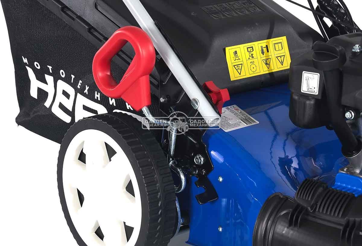 Газонокосилка бензиновая Нева SLP51-LC196 (PRC, 51 см, Нева 196 см3, сталь, 65 л, 3 в 1, 40 кг)