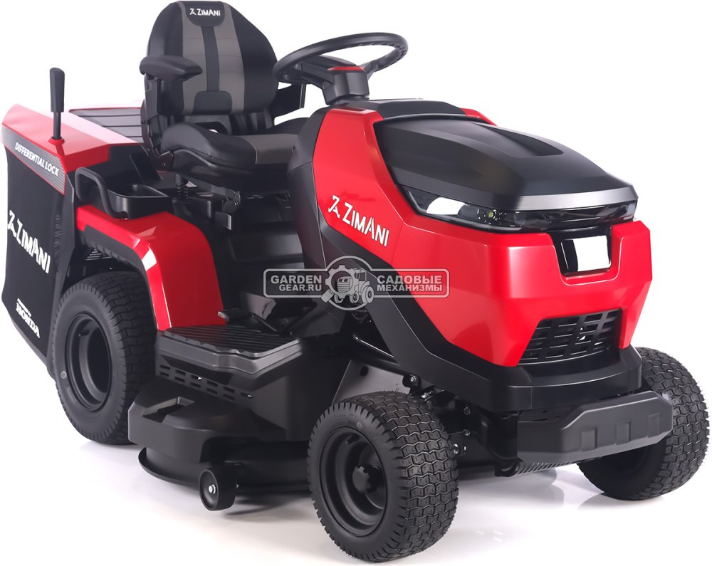 Садовый трактор ZimAni TC242HVD (PRC, Honda 688 куб.см., гидростатика, дифференциал, травосбор. 320 л, шир. кошения 107 см, LED панель, 195 кг)