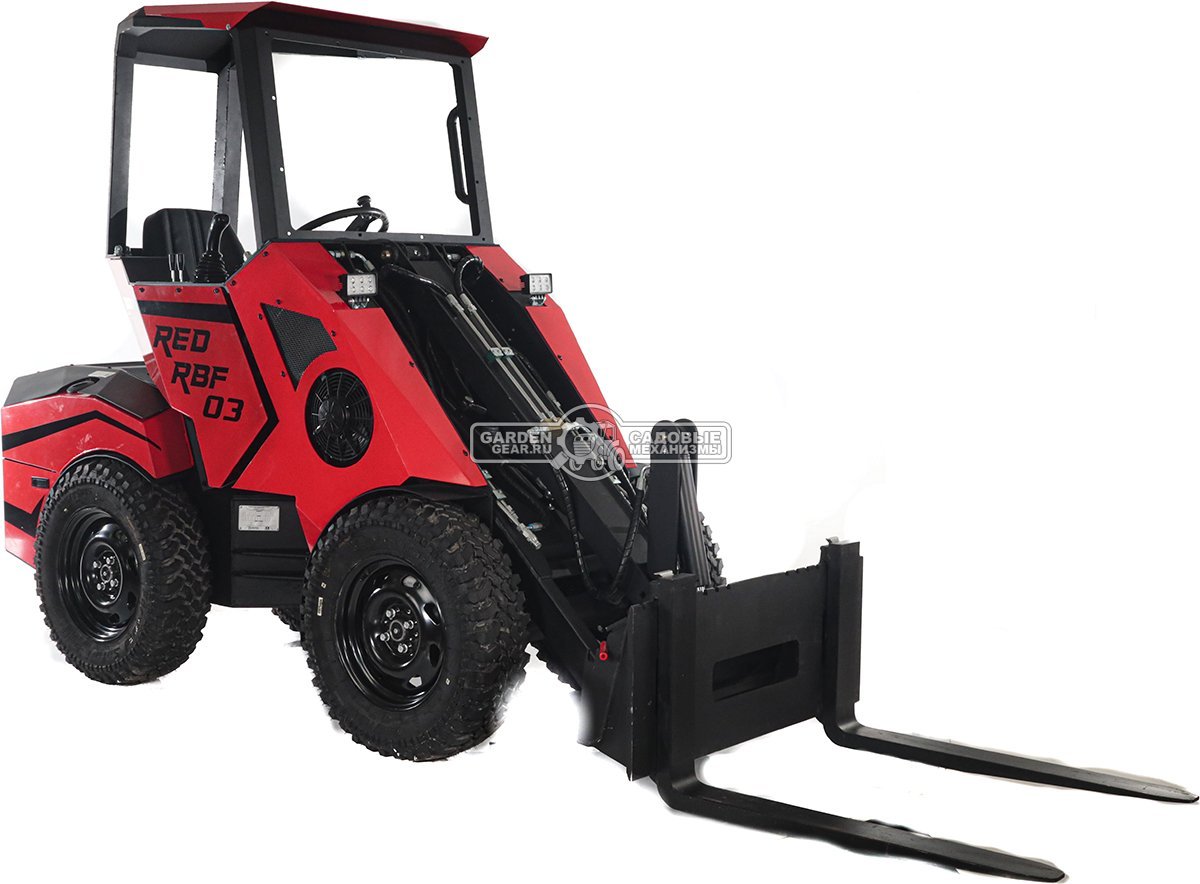 Вилы погрузочные RED 105 см. для мини-погрузчика, 148 кг.