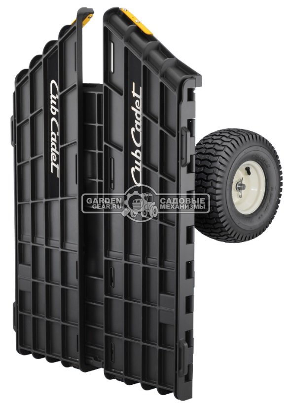 Тележка - прицеп Cub Cadet 400 кг., EZ Stow Cart пластиковый с механизмом опрокидывания, для всех садовых минитракторов