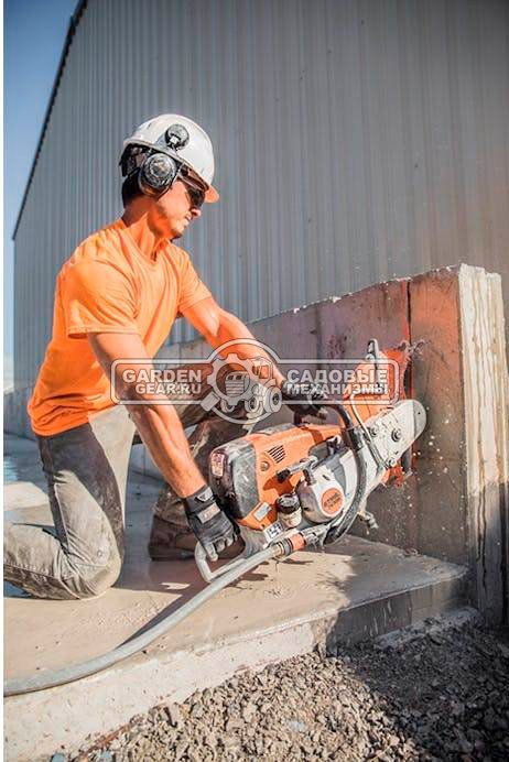 Бензорез Stihl TS 700 (GER, 98,5 куб.см., 5,0 кВт/6,8 л.с., диаметр круга 350 мм, глубина реза 125 мм., ElastoStart, 12,7 кг.)