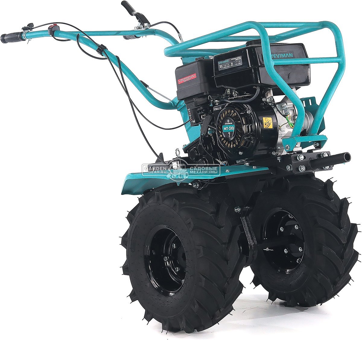 Мотоблок Steviman MT-310 на колесах 19-7*8 Extreme (RUS, EST 212 см3, 90 см, 4 вперед/2 назад, шкив, 90 кг)