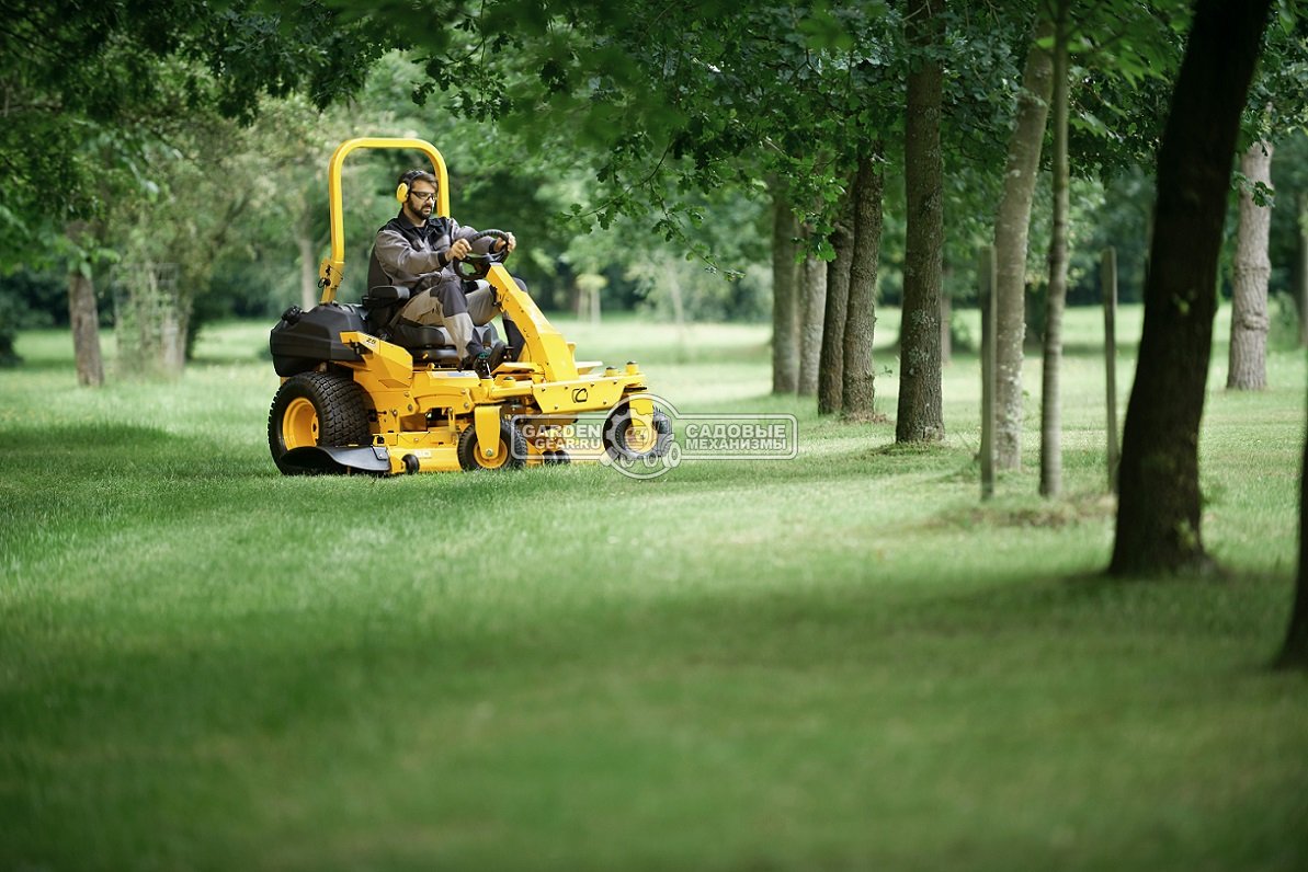 Садовый райдер Cub Cadet Z5 152 с нулевым радиусом разворота (USA, Kawasaki, V-Twin, 852 куб.см., гидростатика, ширина кошения 152 см., 680 кг.)