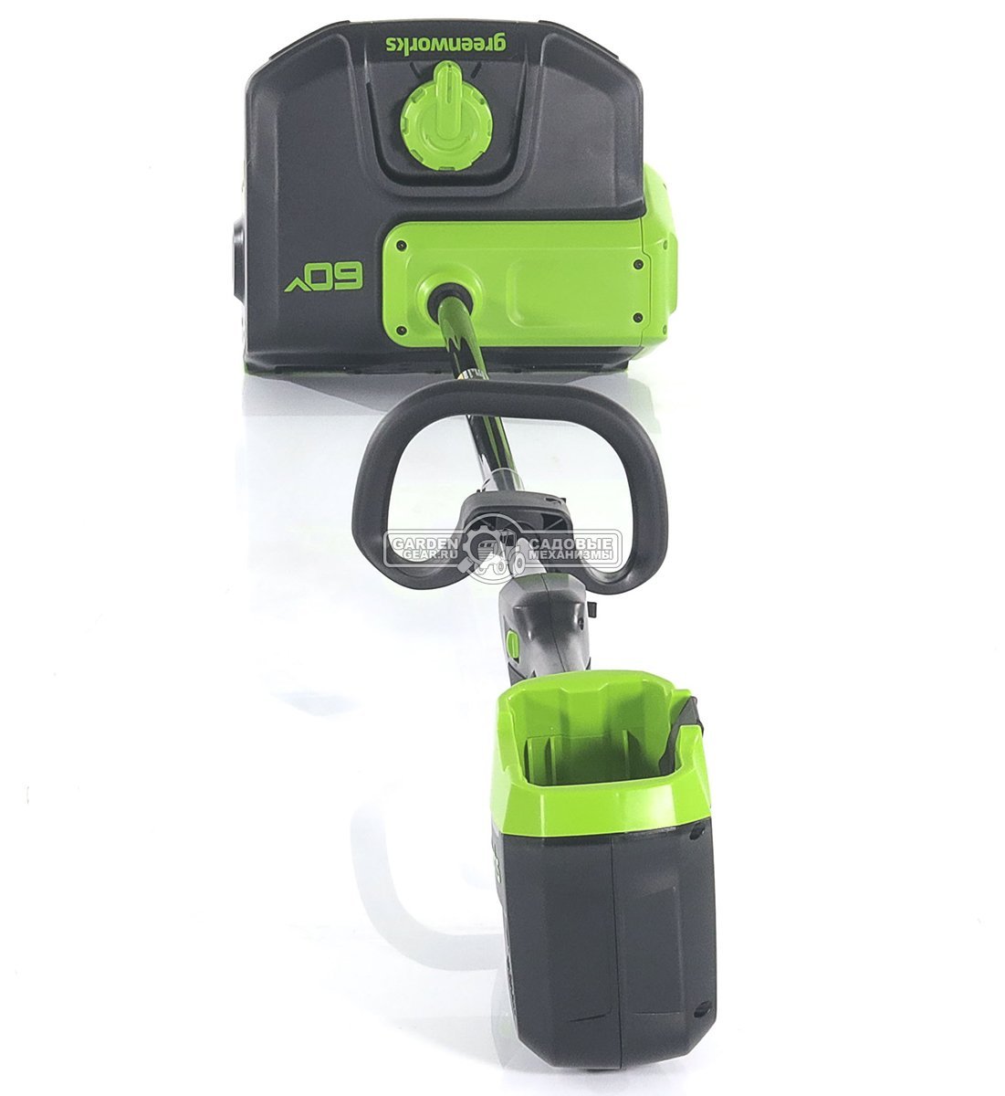 Снегоуборщик аккумуляторный / лопата GreenWorks GD60SS2 без АКБ и ЗУ (PRC, BL 60В, ширина 30 см, направляюшая выброса, 7.5 кг)