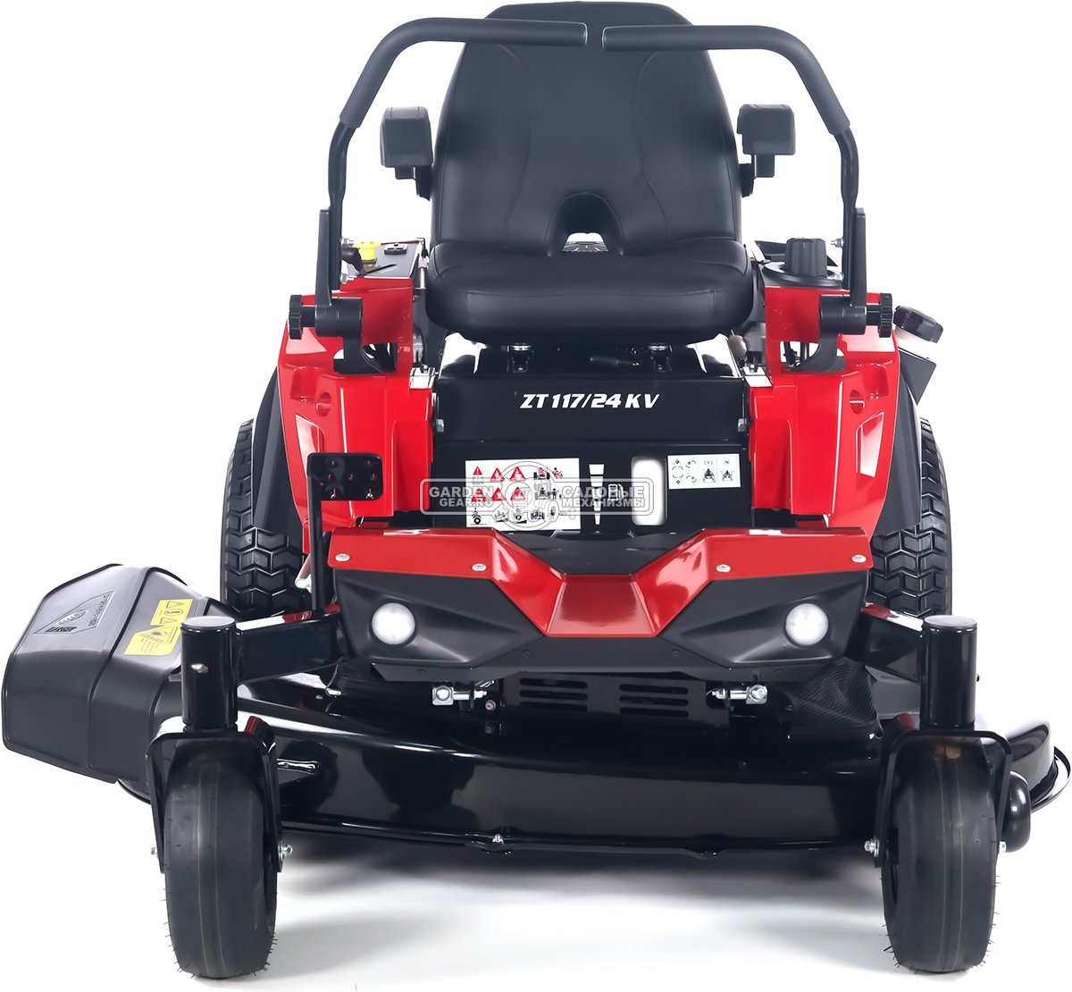 Садовый райдер Oleo-Mac ZT 117/24 KV с нулевым радиусом разворота (ITA, Emak K 2400 V-Twin, 708 куб.см., гидростатика, ширина кошения 117 см, 245 кг)