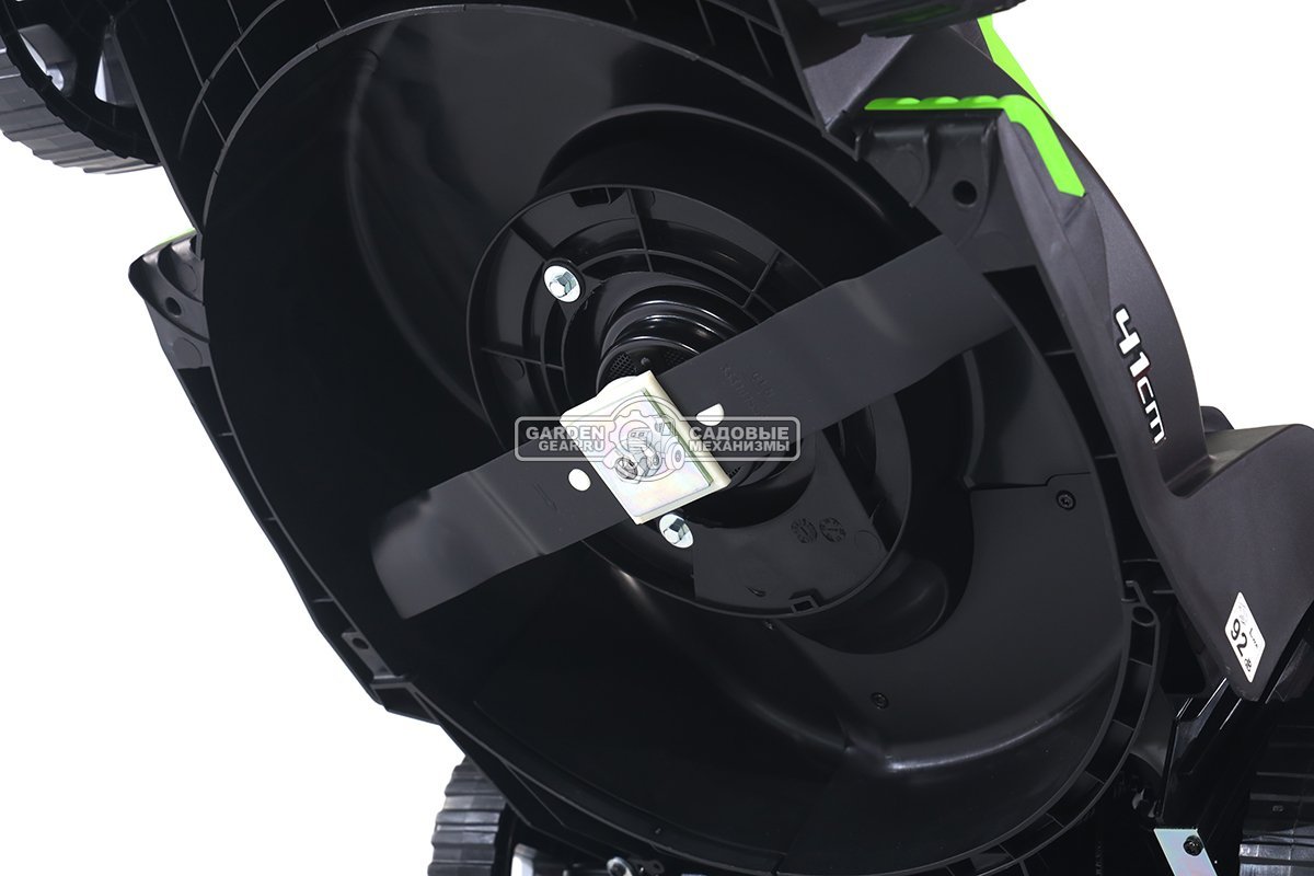 Газонокосилка аккумуляторная GreenWorks G40LM41 без АКБ и ЗУ (PRC, 40В, 41 см, пластик, мульчирование, 50 л, 18 кг, снята с производства)