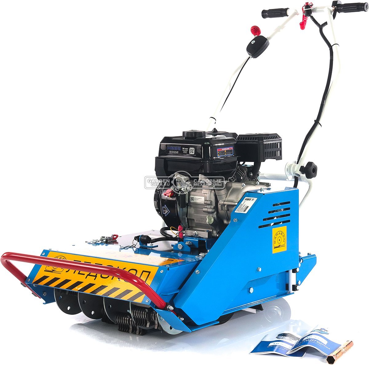 Ледокол тротуарный Нева ЛК1-ZS универсальный V4.6 (RUS, 45 см, Zongshen, 225 см3, элементы 10 грубой + 120 деликатной очистки, 78 кг.)