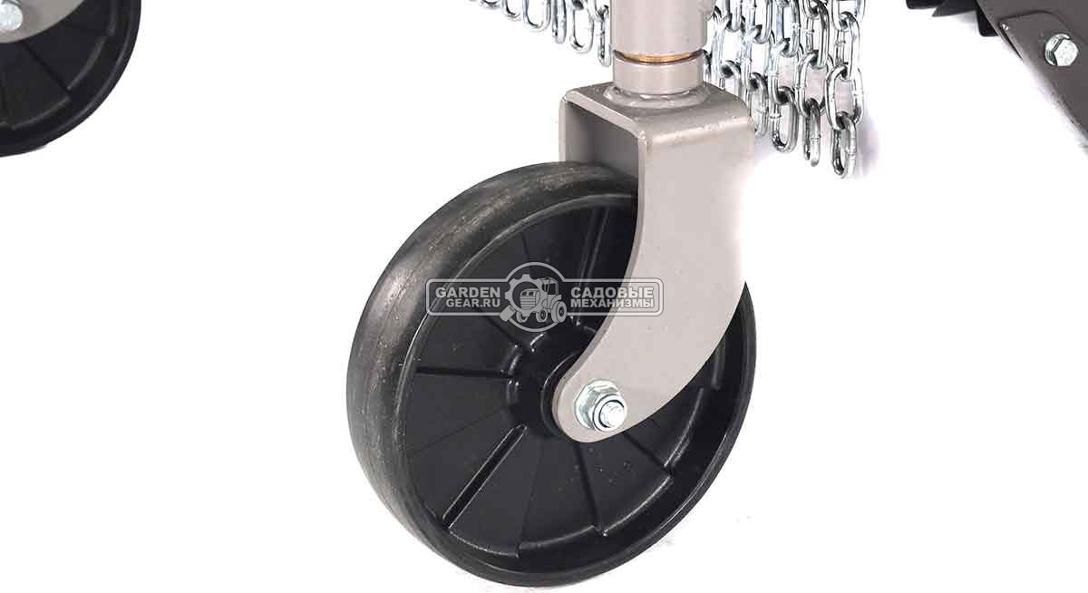 Косилка для высокой травы и кустов Caiman Rolo 390C-T цеповая гусеничная (RUS, 68 см, Caiman Green Engine, 392 куб.см., дифференциал, 295 кг.)