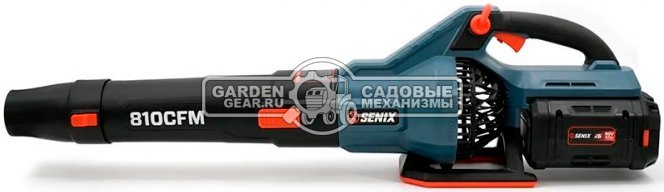Воздуходувка аккумуляторная Senix BLBX6-M-EU без АКБ и ЗУ (PRC, 60В, BL, 63 м/с, 1614 м3/ч)