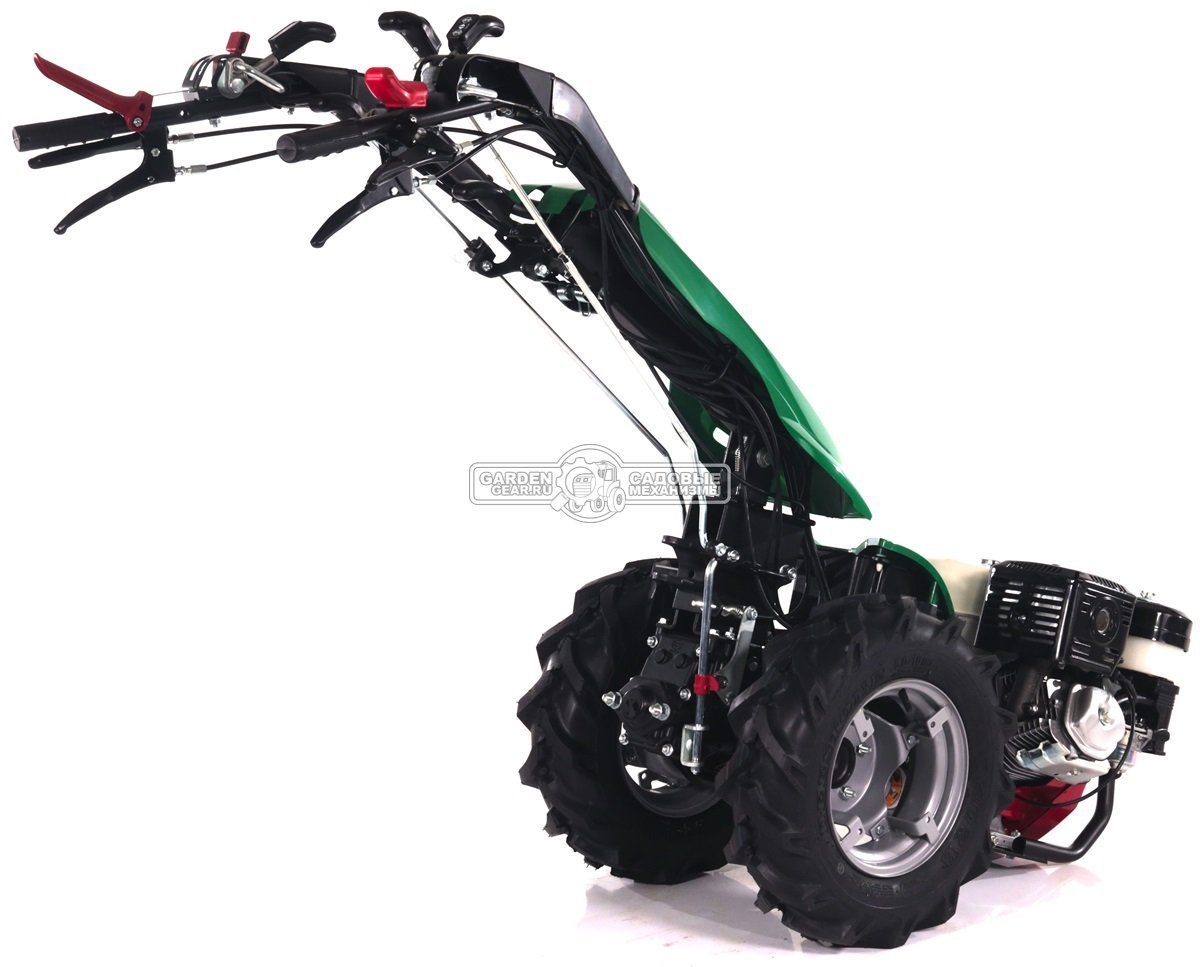 Мотоблок Caiman Atletico 340PT (ITA, Honda GX390, 389 куб.см., дифференциал, колеса 5.00х10, тормоза, 3 вперед + 3 назад, 116 кг.)