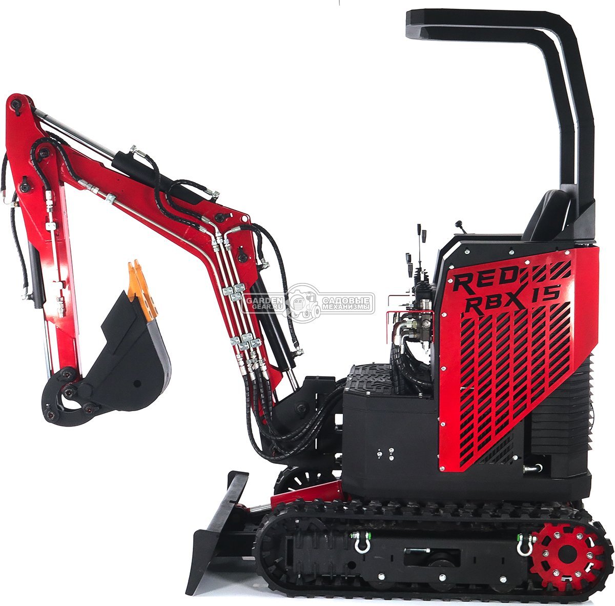 Гусеничный полноповоротный экскаватор RED Rhino RBX-15 Zongshen GB750EFI 30 л.с., глубина копания 2,0 м., ковш 250 мм., 1200 кг.