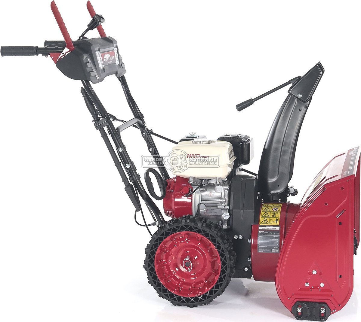 Снегоуборщик HND ST66XWR (PRC, 66 см, Honda GX200, 196 см3, скорости 6/2, фара, подогрев рукояток, 60 кг)