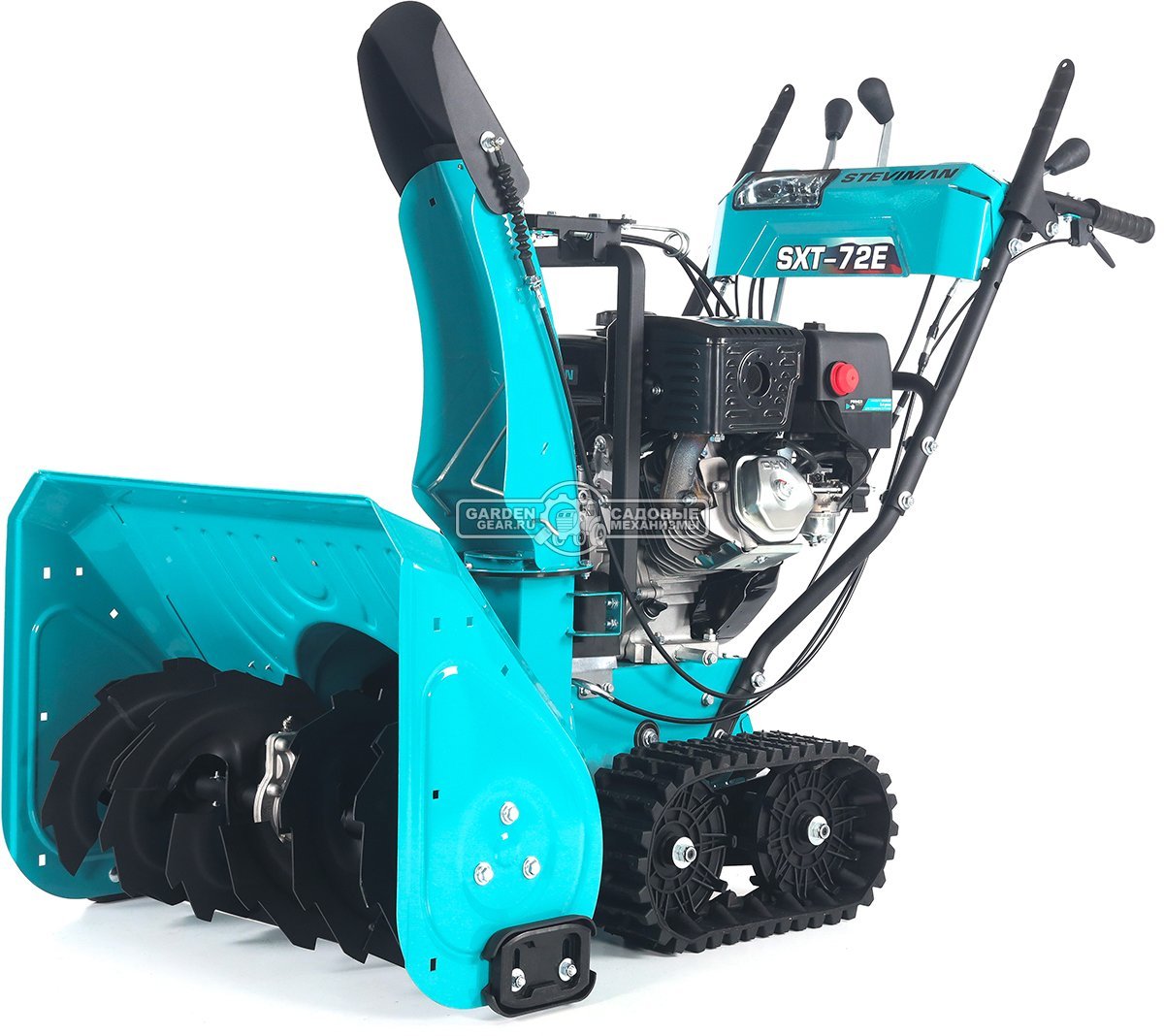 Снегоуборщик Steviman SXT-72E гусеничный (RUS, 72 см, Korona 420 см3, эл/стартер 220В, фара, скорости 6/2, 103 кг)