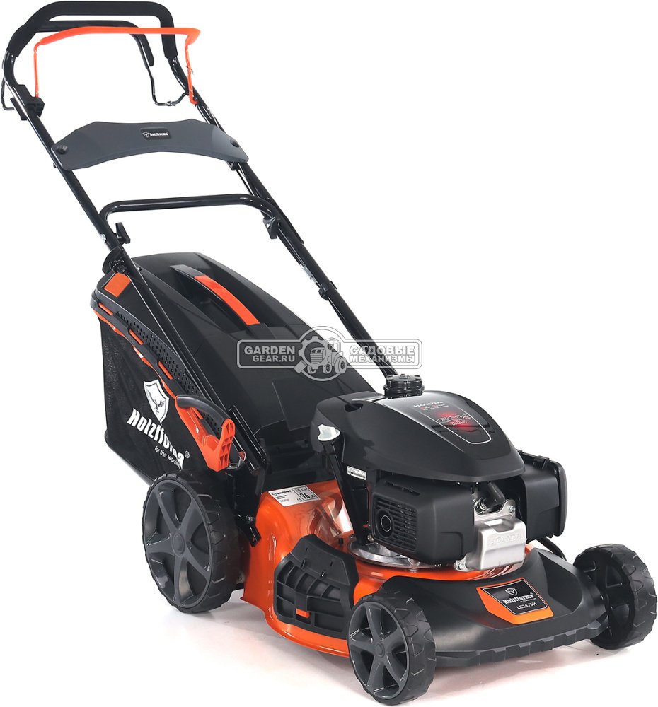 Газонокосилка бензиновая Holzfforma LC247SH (PRC, 47 см, Honda 145 см3, сталь, 60 л, 3 в 1, Quattro Blade, 29 кг)