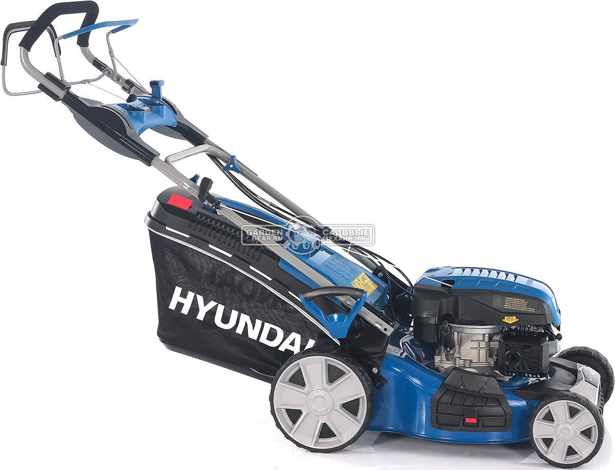 Газонокосилка бензиновая Hyundai L 4610S (PRC, 46 см, Hyundai, 145 см3, 65 л, сталь, 3 в 1, 33.8 кг)