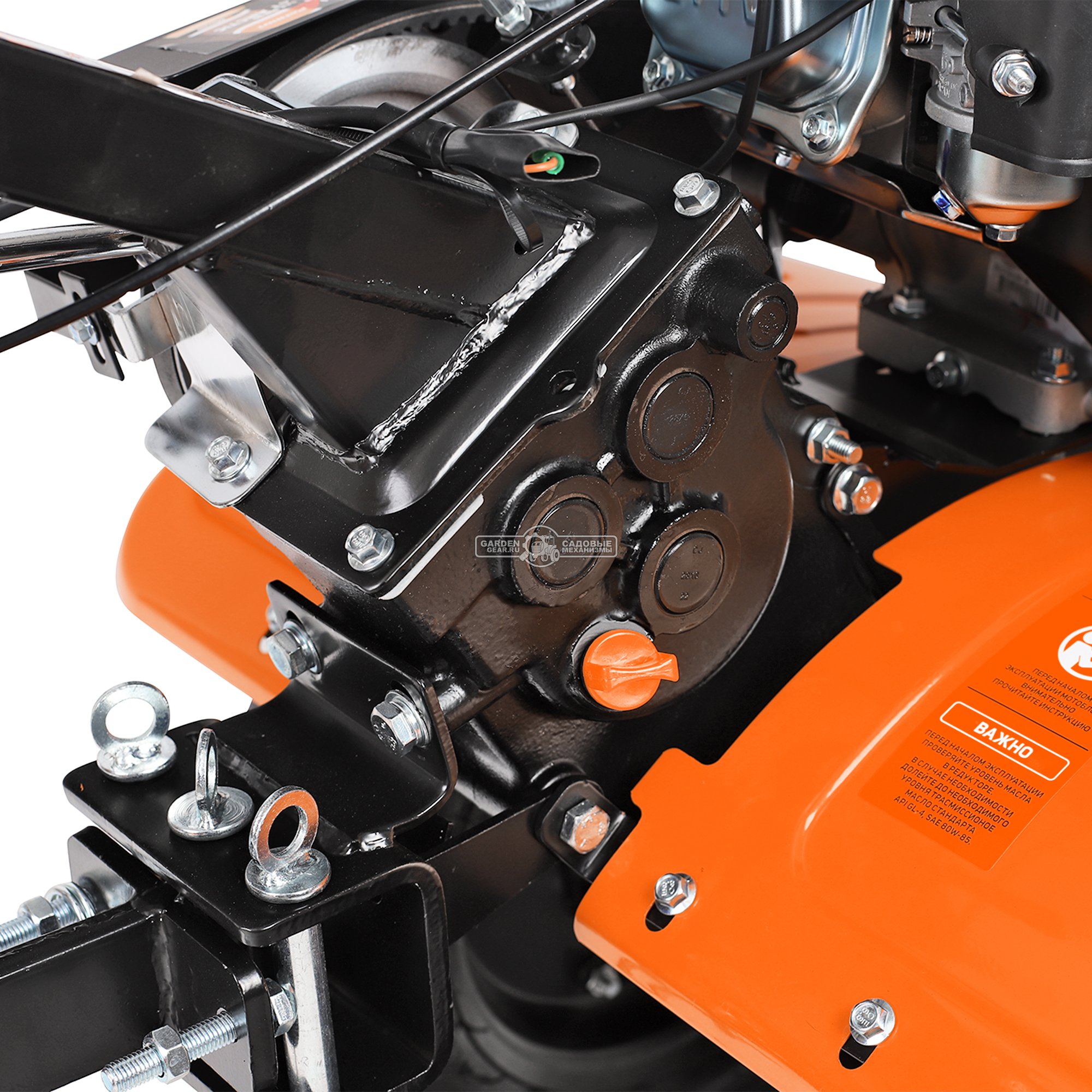 Мотоблок Patriot Калуга М чугунный редуктор (RUS, колеса 4.00-10, Patriot, 7.0 л.с., 4 вперед/2 назад, 85 см, шкив, 86 кг)