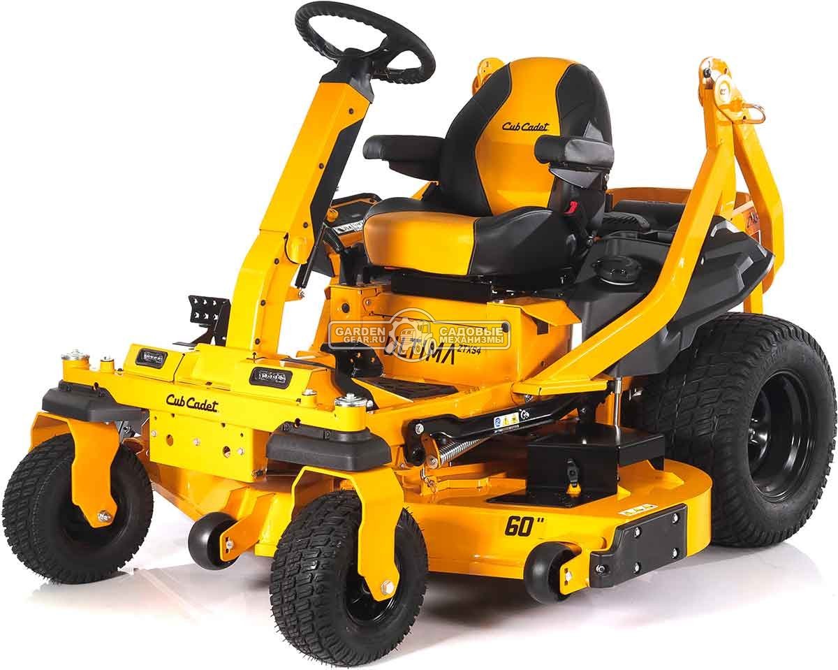 Садовый райдер Cub Cadet ZTXS4 60 Ultima с нулевым радиусом разворота (USA, Kohler KT-Pro 7000, 747 куб.см., гидростатика, ширина 152 см, 300 кг.)