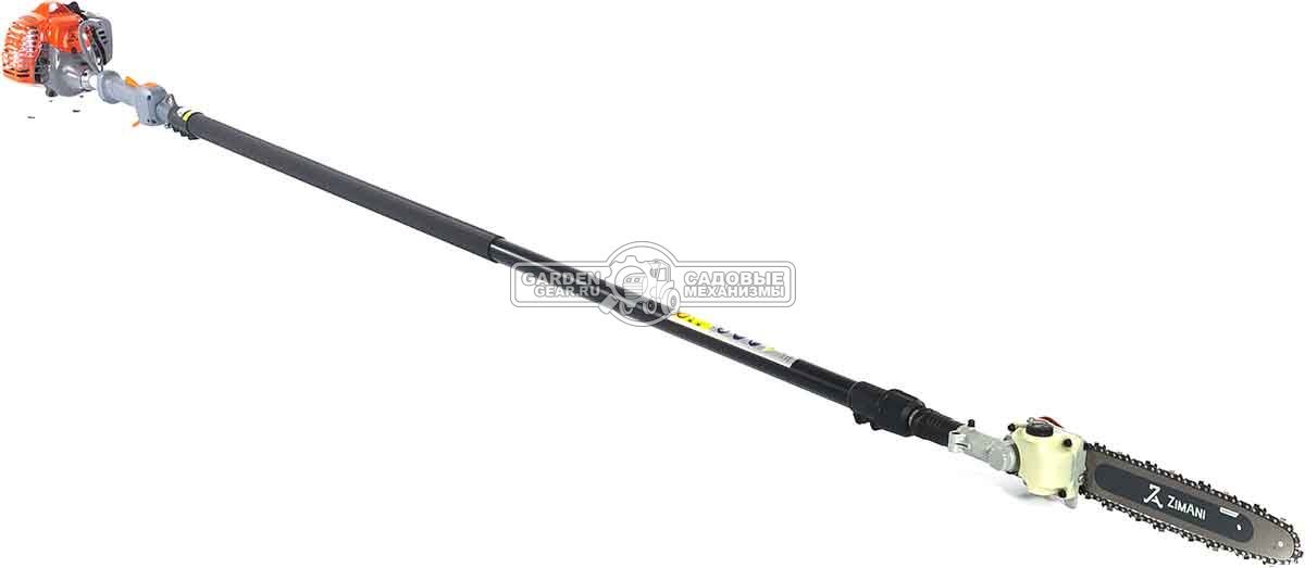 Высоторез бензиновый ZimAni PS226L Pro длина 4.2 м (PRC, 25,4 см3, Zenoah G26, 0,85 кВт/1,2 л.с., Walbro, 12", 3/8", 1,3 мм., 44E, 7,6 кг.)