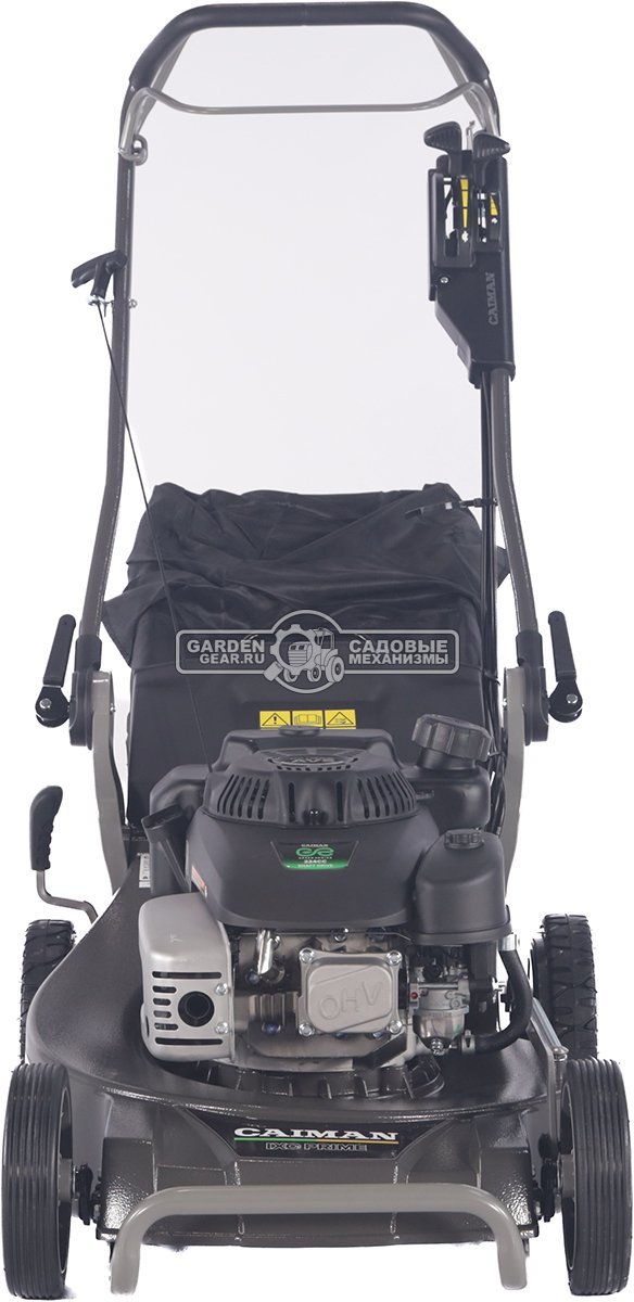 Газонокосилка бензиновая Caiman IXO Prime 55CLV AL (RUS, 53 см, Caiman Green Engine, 224см3, алюминий, кардан, 2 в 1, 70 л, 54,4 кг.)