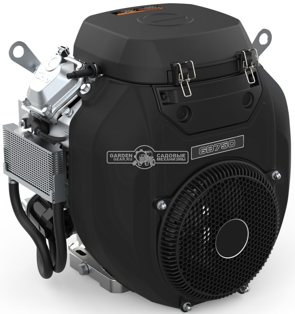 Бензиновый двигатель EVOline GB 750 EFI (30 л.с., 750 куб.см., D=36,5 мм, L=111 мм, инжектор, катушка 12В/240Вт, электростартер, 4500 об/мин, 45 кг.)