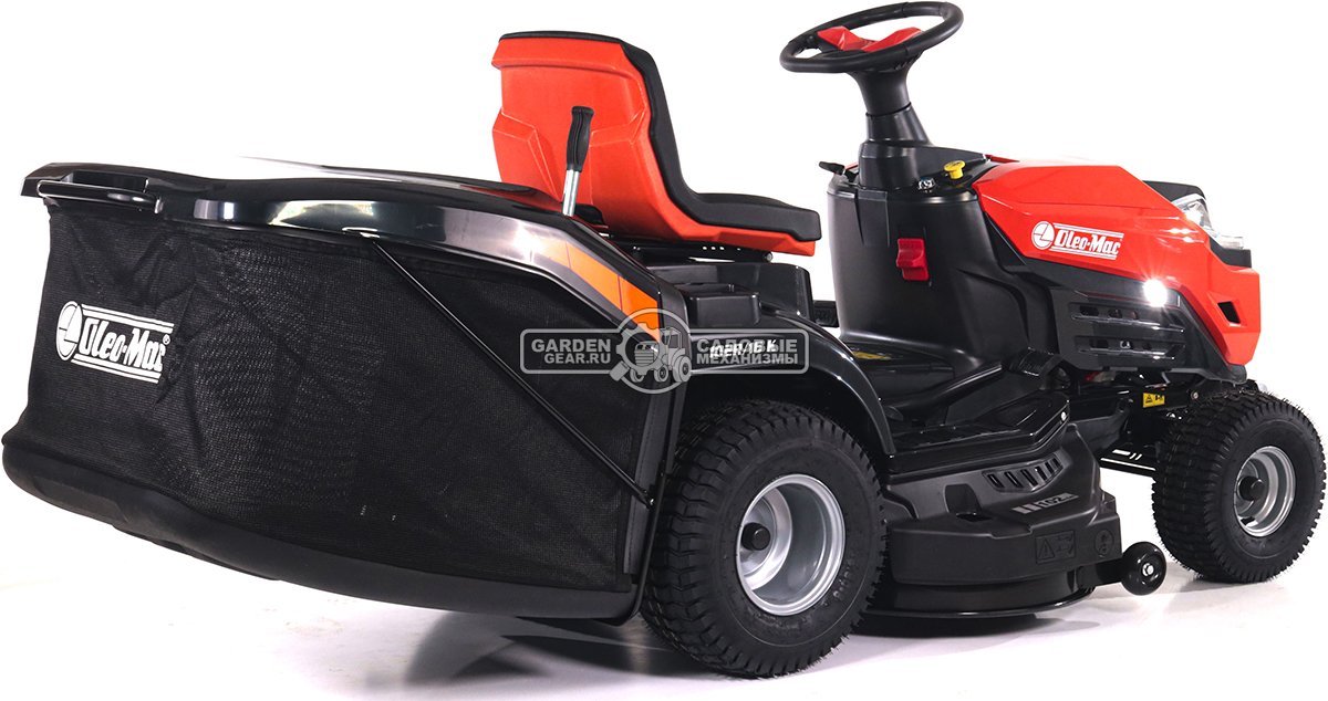 Садовый трактор Oleo-Mac OM 102R/16 K (PRC, Emak K 1600 AVD, 452 см3, 102 см., гидростатика, травосборник 300 л., 194 кг.)