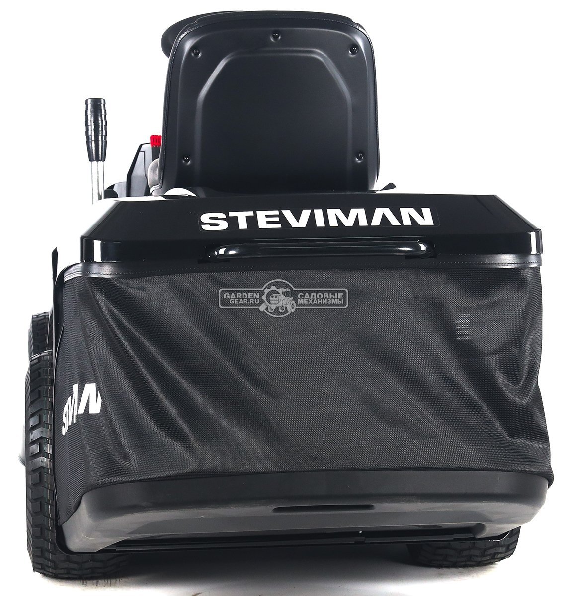 Садовый трактор Steviman TH-334 (PRC, Loncin 432 куб.см., гидростатика, ширина кошения 86 см, травосборник 250 л, 192 кг)