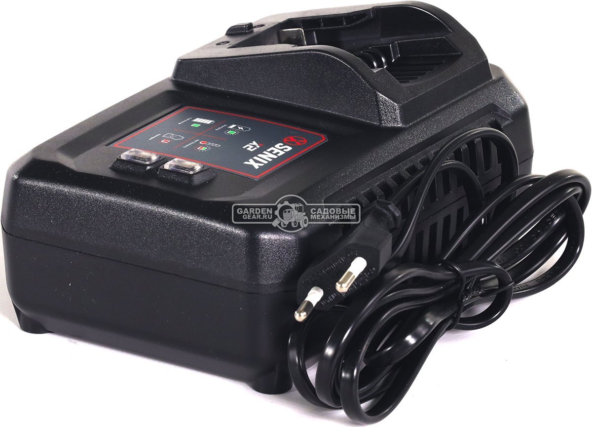 Зарядное устройство Senix CHQX2-M-EU быстрой зарядки для аккумуляторов 18В (6А)