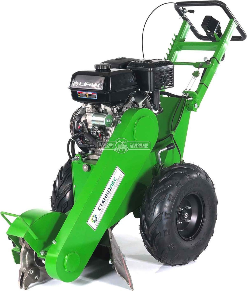 Измельчитель пней Дровосек ИП350 (RUS, 420 см3, диаметр фрезы 340 мм, 150 кг)