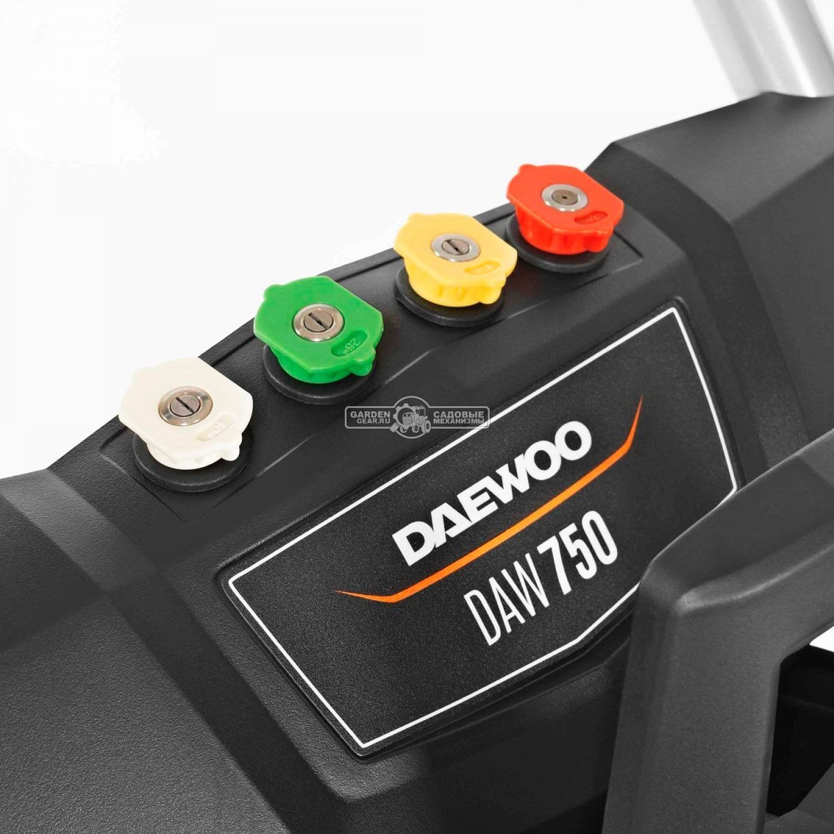 Мойка высокого давления Daewoo DAW 750 (PRC, 3200 Вт, 210 бар, 740 л/час, бесщеточный мотор, шланг 10 м, латунная помпа, 27.5 кг)