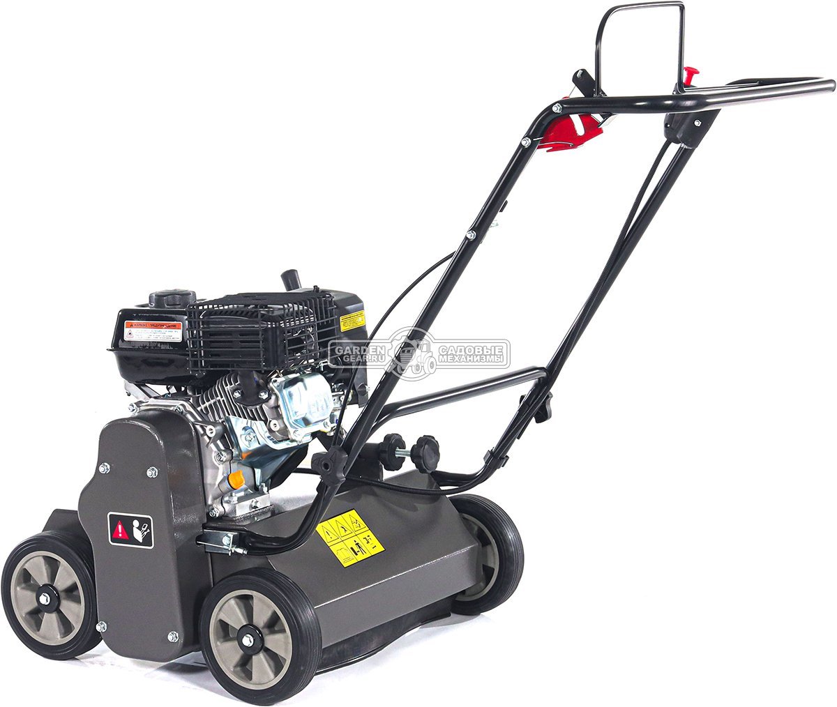 Вертикуттер - аэратор бензиновый Caiman Edgar 60CL (RUS, Caiman Engine, 196 куб.см., сталь, 46 см., 58 кг.)