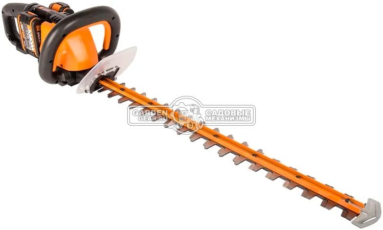 Кусторез аккумуляторный Worx WG284E.1 с 2 АКБ 2 А/ч и ЗУ (PRC, 2х20В, нож 60 см, 27 мм, 4.2 кг)