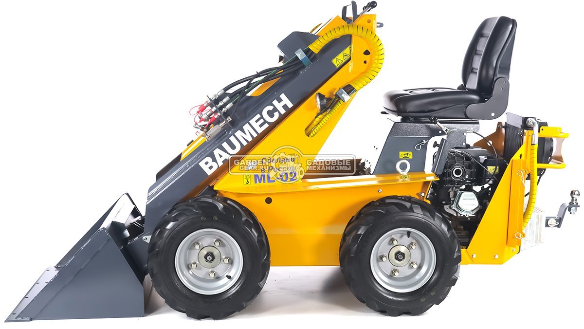 Универсальная машина мини-погрузчик Baumech ML-02 + ковш универсальный 90 см., с двигателем Zongshen GB460E