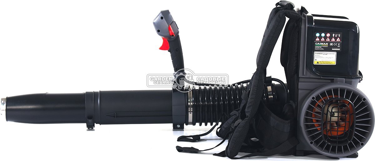 Воздуходувка аккумуляторная ранцевая Caiman ENO BVBPI 60V без АКБ и ЗУ Standart Connect (RUS, BL 60В, 324 км/ч, 170-1360 м3\час, Turbo режим, 6,2 кг.)