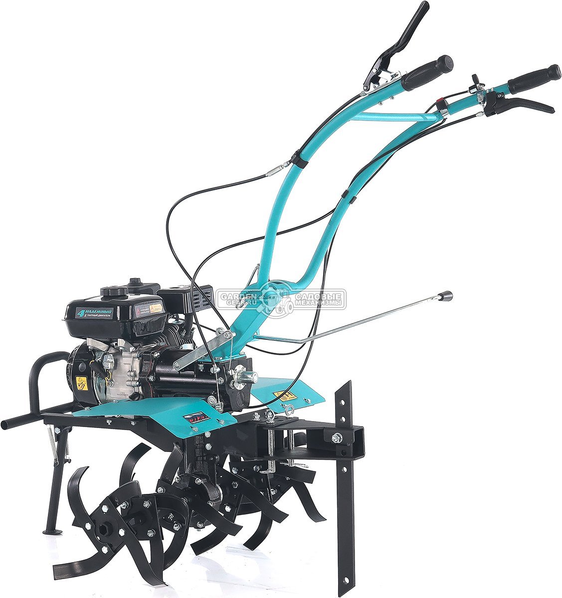 Мотоблок Steviman MT-500 (RUS, колеса 4.00х10, EST 212 см3, 90 см, 2 вперед/1 назад, ВОМ, 100 кг)