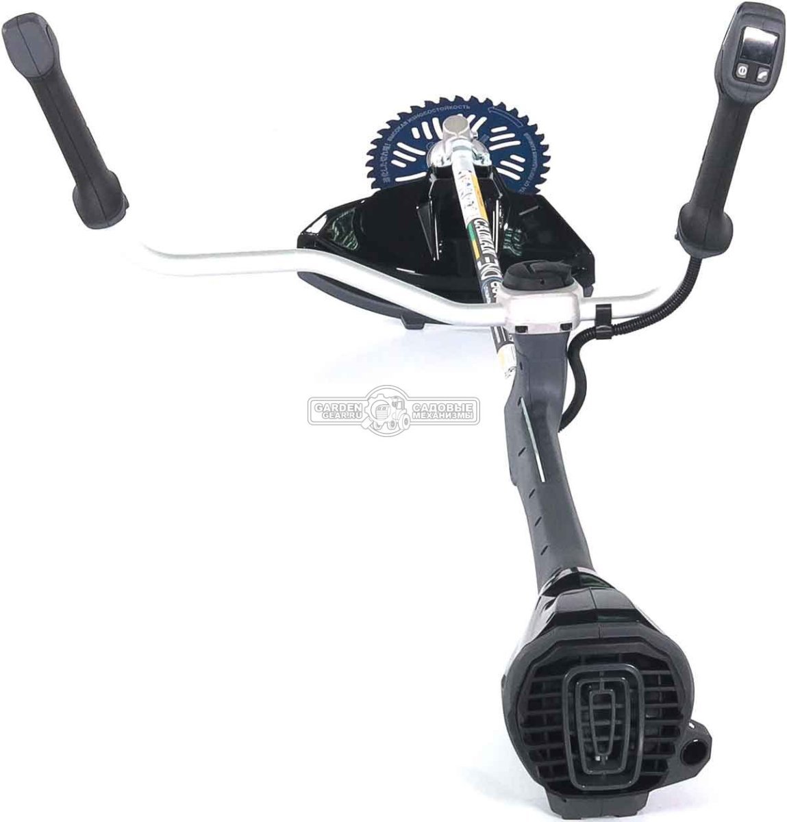 Мотокоса аккумуляторная Caiman ENO BCTXi 3 in 1 без АКБ и ЗУ (RUS, BL 60В, Maxi Connect, T-рукоятка, диск + нож 3T + леска 2.4 мм, 6.0 кг)