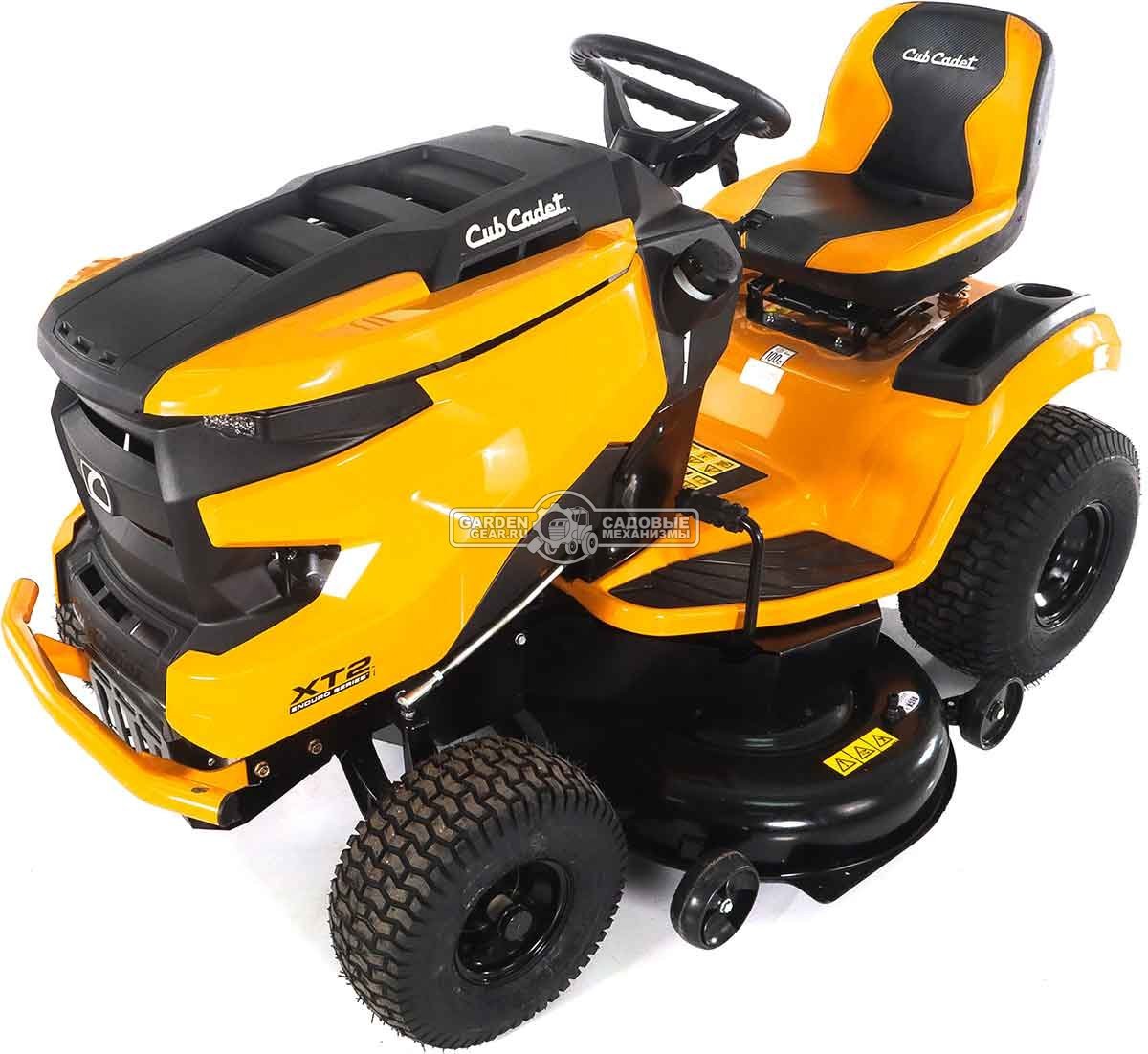 Садовый трактор Cub Cadet XT2 PS117i (USA, Cub Cadet 679 EFI, V-Twin, 679 куб.см., гидростатика, боковой выброс, ширина кошения 117 см., 230 кг.)
