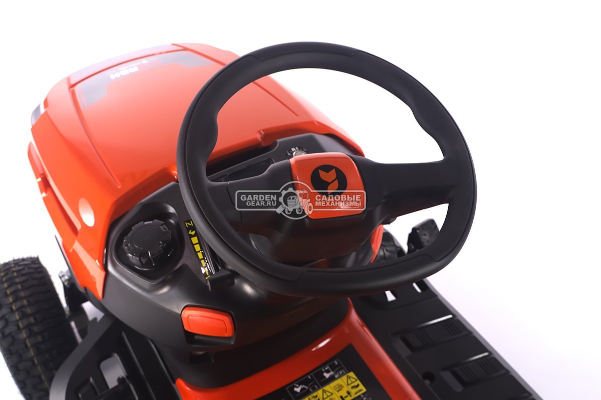 Садовый трактор Yard Fox Optima T 86 RBH (PRC, Loncin 432 куб.см., гидростатика, травосборник 260 л, ширина кошения 86 см, 190 кг)