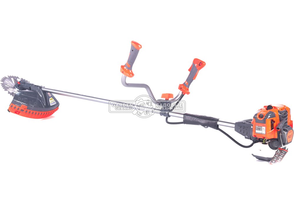 Бензокоса Daewoo DABC 450 Industrial (PRC, 42.7 куб.см., 1.5 кВт/2.0 л.с., леска 3.0 мм + диск Fast Cut, T-рукоятка, Easy Start, 9.2 кг)