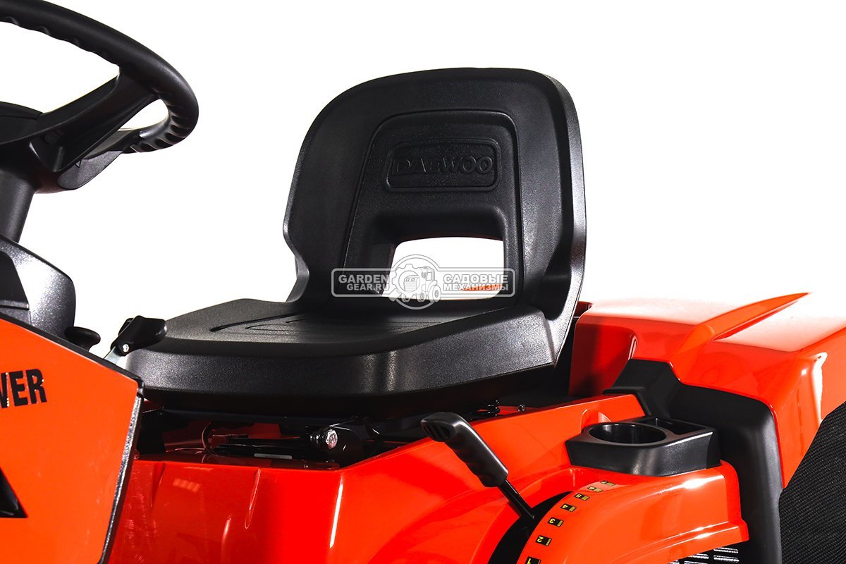 Садовый трактор Daewoo DLT 98HV (PRC, Stiga ST550 V-Twin, 586 куб.см., гидростатика, ширина кошения 98 см, травосборник 240 л, мульчирование, 198 кг)