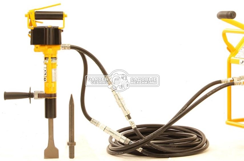 Гидравлический отбойный молоток Caiman Maruzen BH051 ручной (кирка в комплекте, макс. давление 206 бар, сила удара 25 Дж., 6,6 кг.)